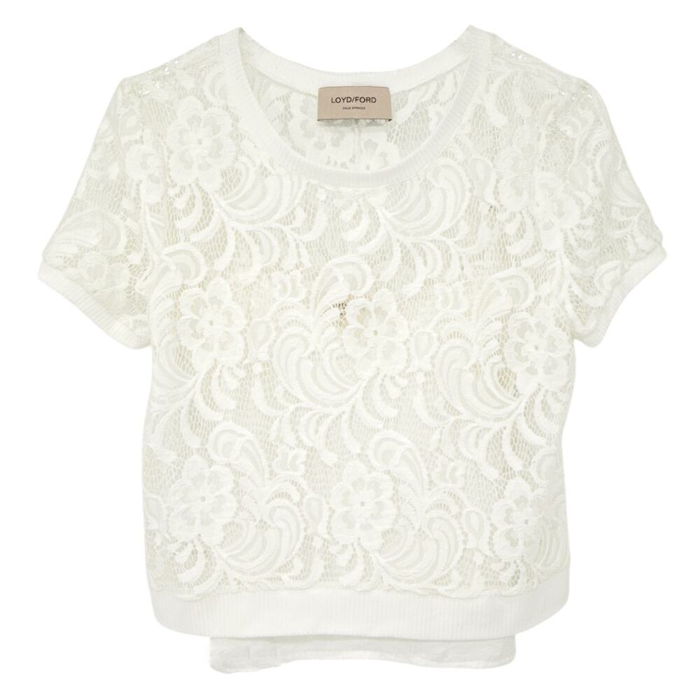 LOYD/FORD Lace Top with Cami 4